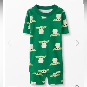 Hanna Andersson Star Wars™ Grogu Short John Pajamas In Organic Cotton
